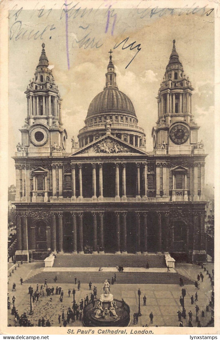 L069 England London St Paul's Cathedral 1932 postcard