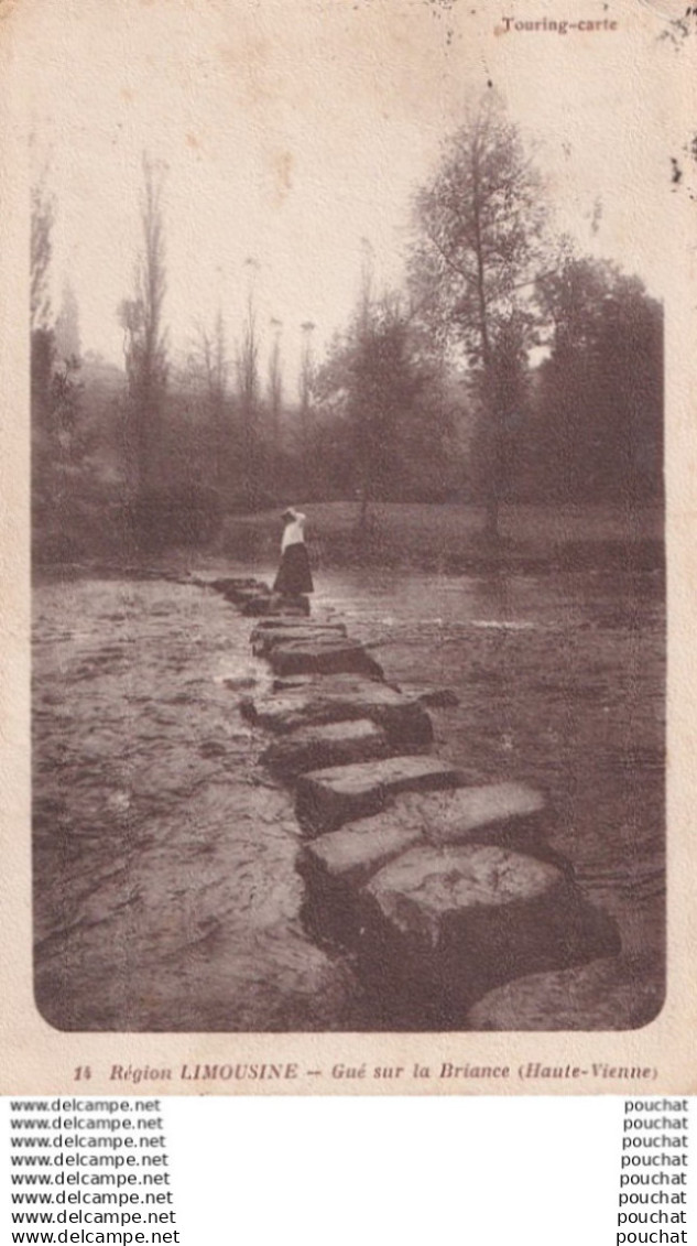 L21-87) CONDAT SUR VIENNE - LA BRIANCE - LE GUE A CHAMBON - JOVE - ( 2 SCANS )