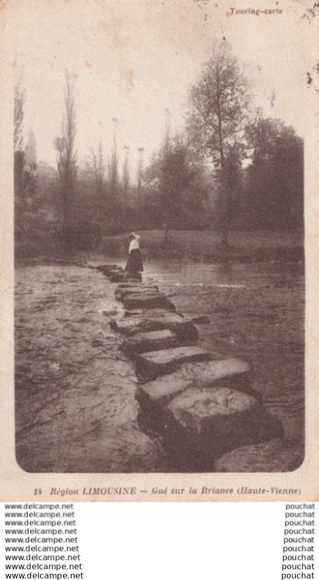 L21-87) CONDAT SUR VIENNE - LA BRIANCE - LE GUE A CHAMBON - JOVE - ( 2 SCANS )