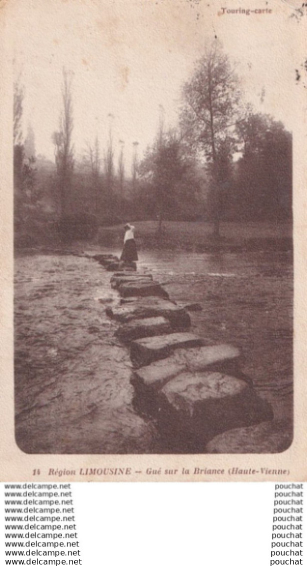 L21-87) CONDAT SUR VIENNE - LA BRIANCE - LE GUE A CHAMBON - JOVE - ( 2 SCANS )