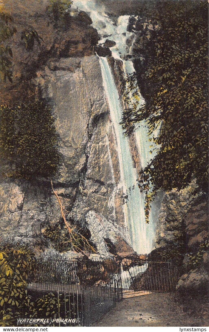 L253 Malaysia Penang Waterfall postcard