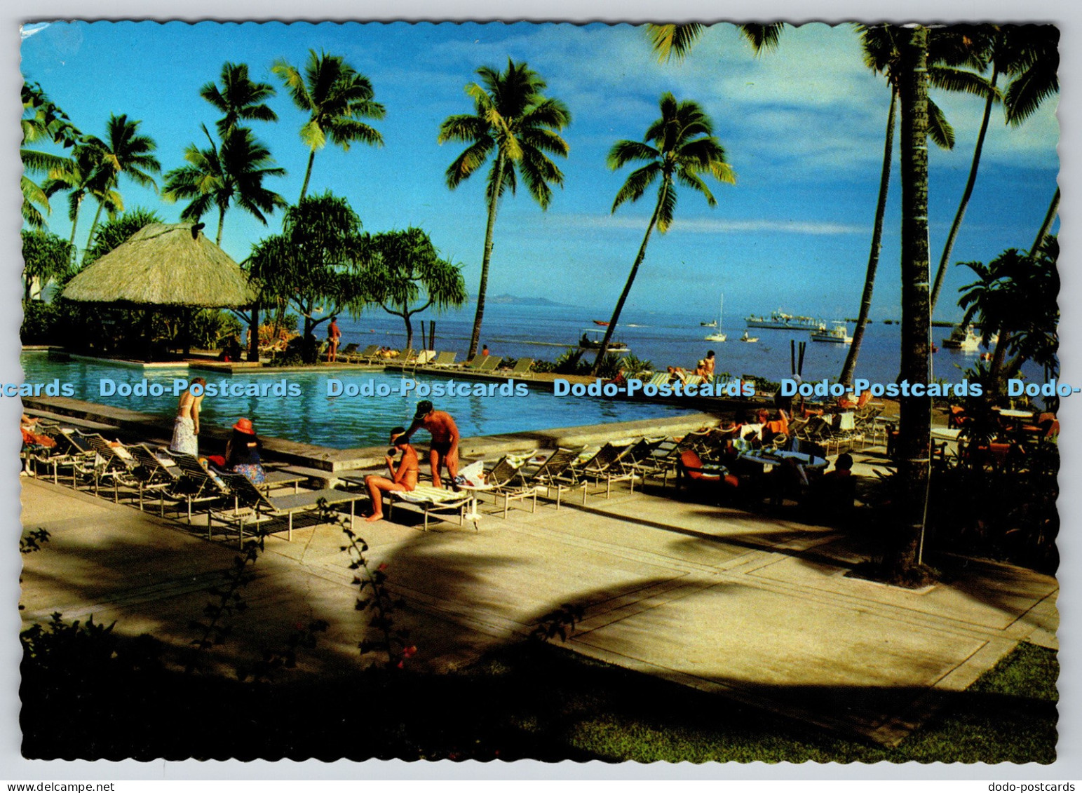 L342392 Nadi Fiji Swimming Pool and Bay at the Regent of Fiji Hotel Caines Janni