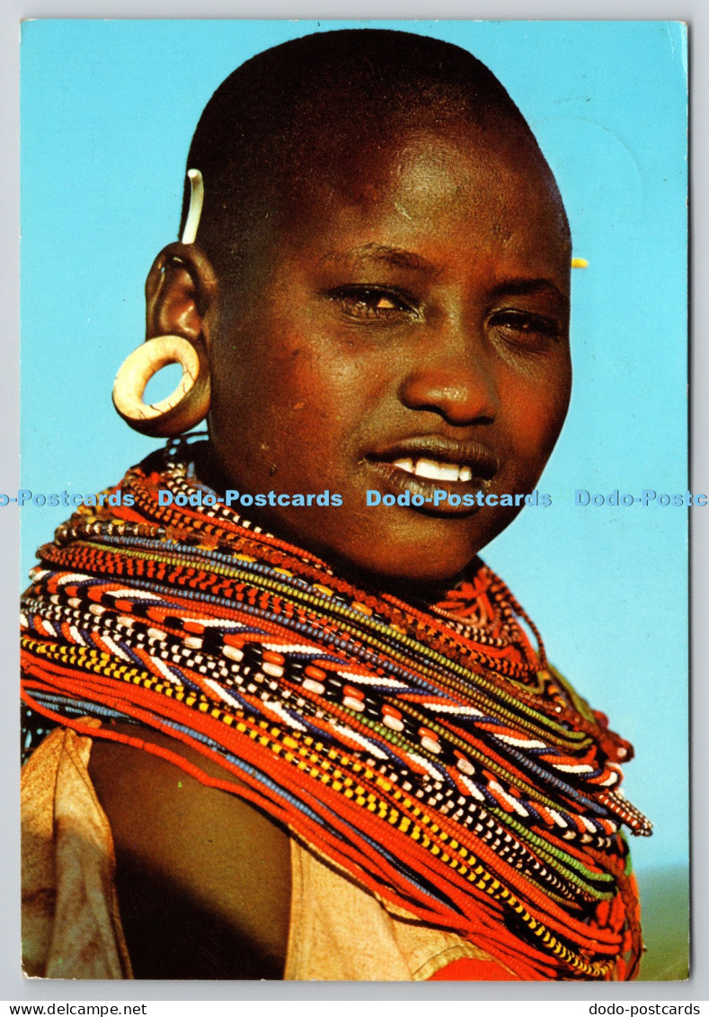 L343439 Kenya Samburu Girl Kenya Stationers Dino Sassi PM Malindi 1983