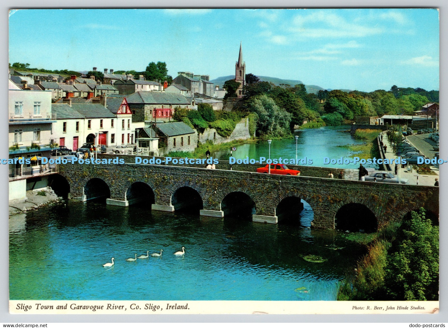 L343536 Ireland Sligo Town and Garavogue River Co Sligo John Hinde R Beer