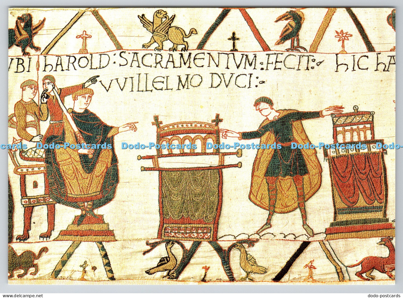 L343655 Tapisserie de Bayeux harold Swears Fealty to William Ville de Bayeux