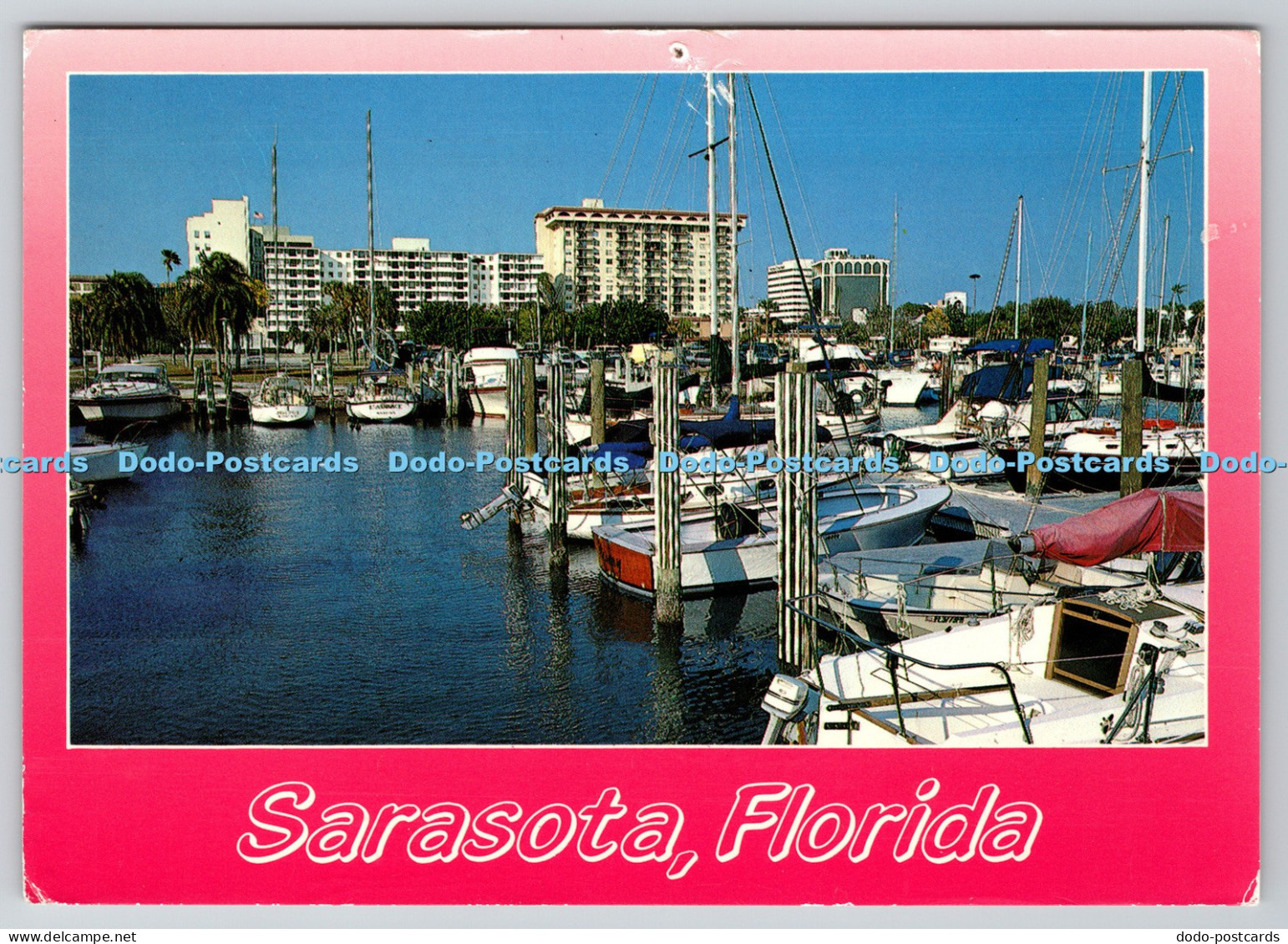 L343708 Sarasota Florida The Sarasota Skyline as Seen From Marina Jack and Islan