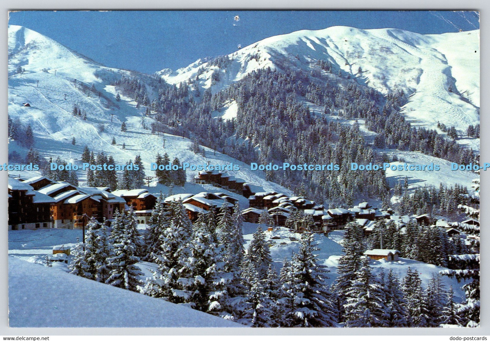 L344694 Valmorel Savoie Vue Generale de la Station Photo Studio 1989
