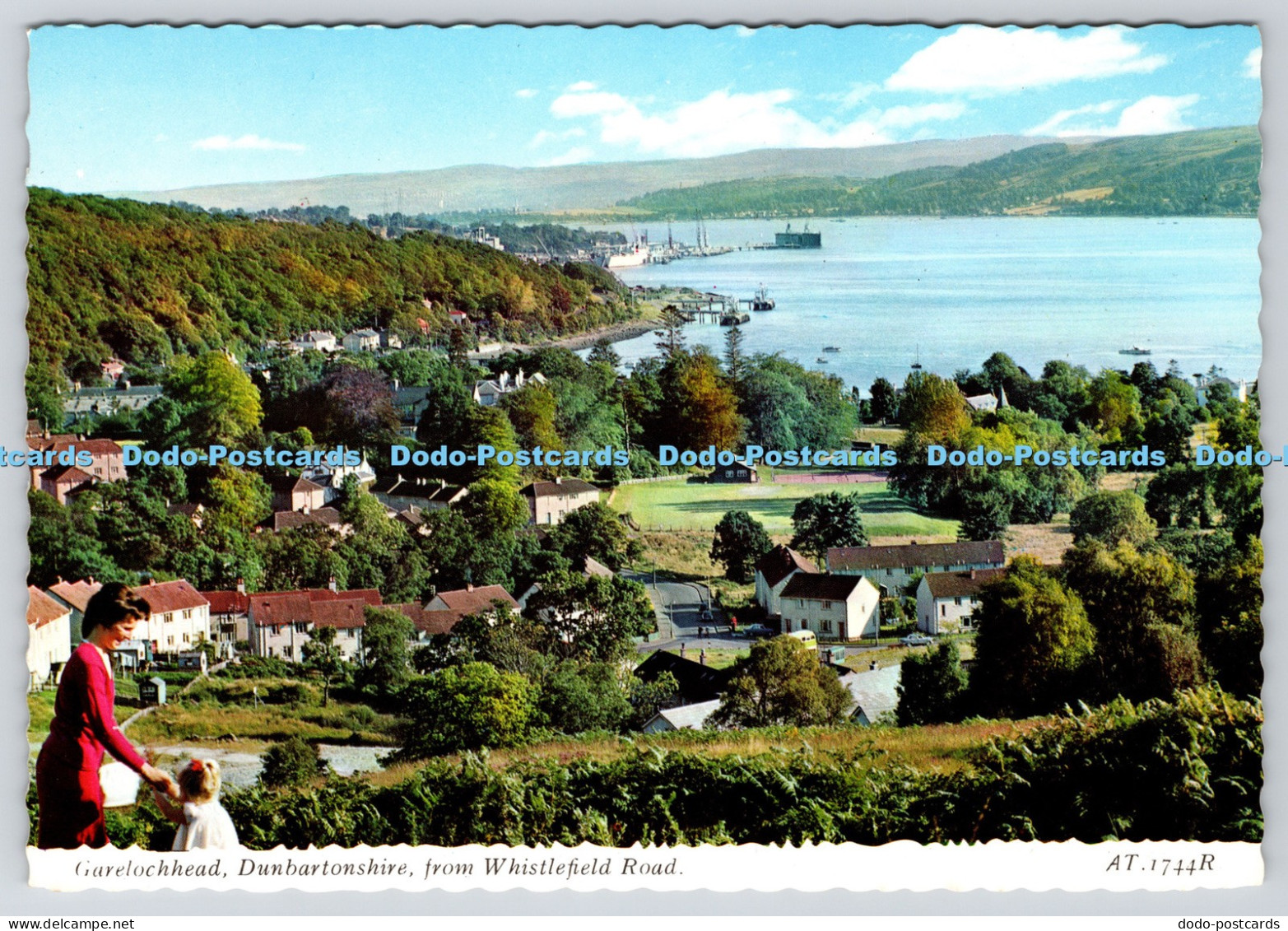 L346198 Garelcohhead Dunbartonshire from Whistlefield Road Valentine Dundee