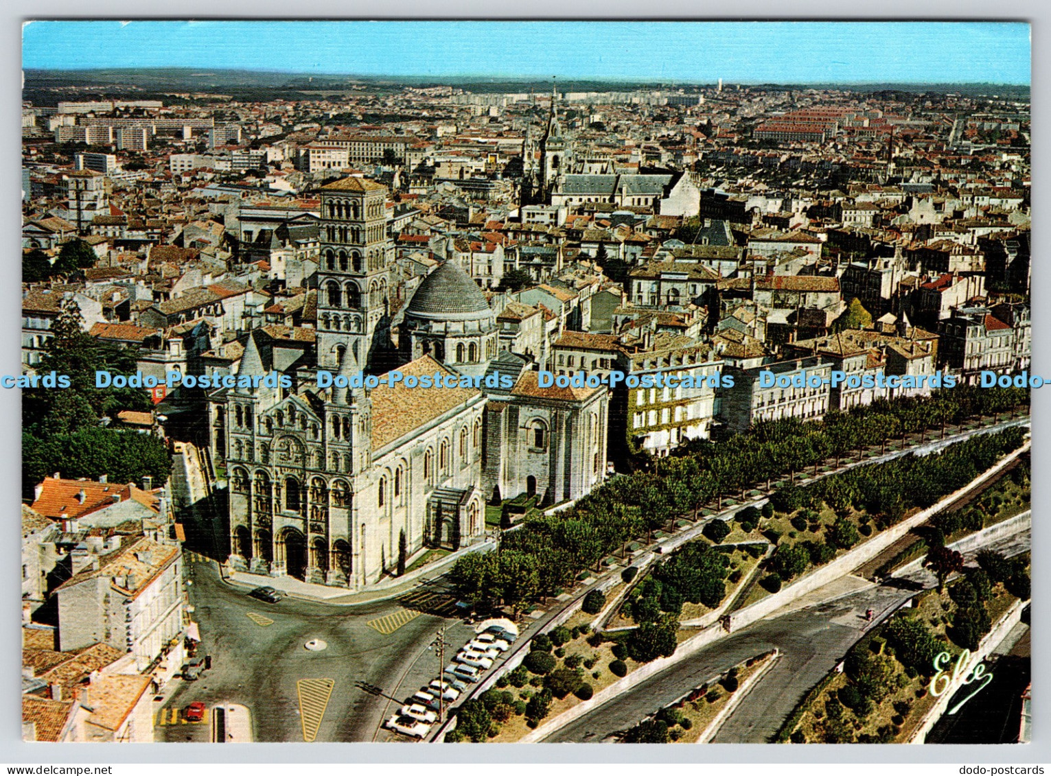 L347375 Angouleme Charente Vue Generale sur Angouleme Elce 1987