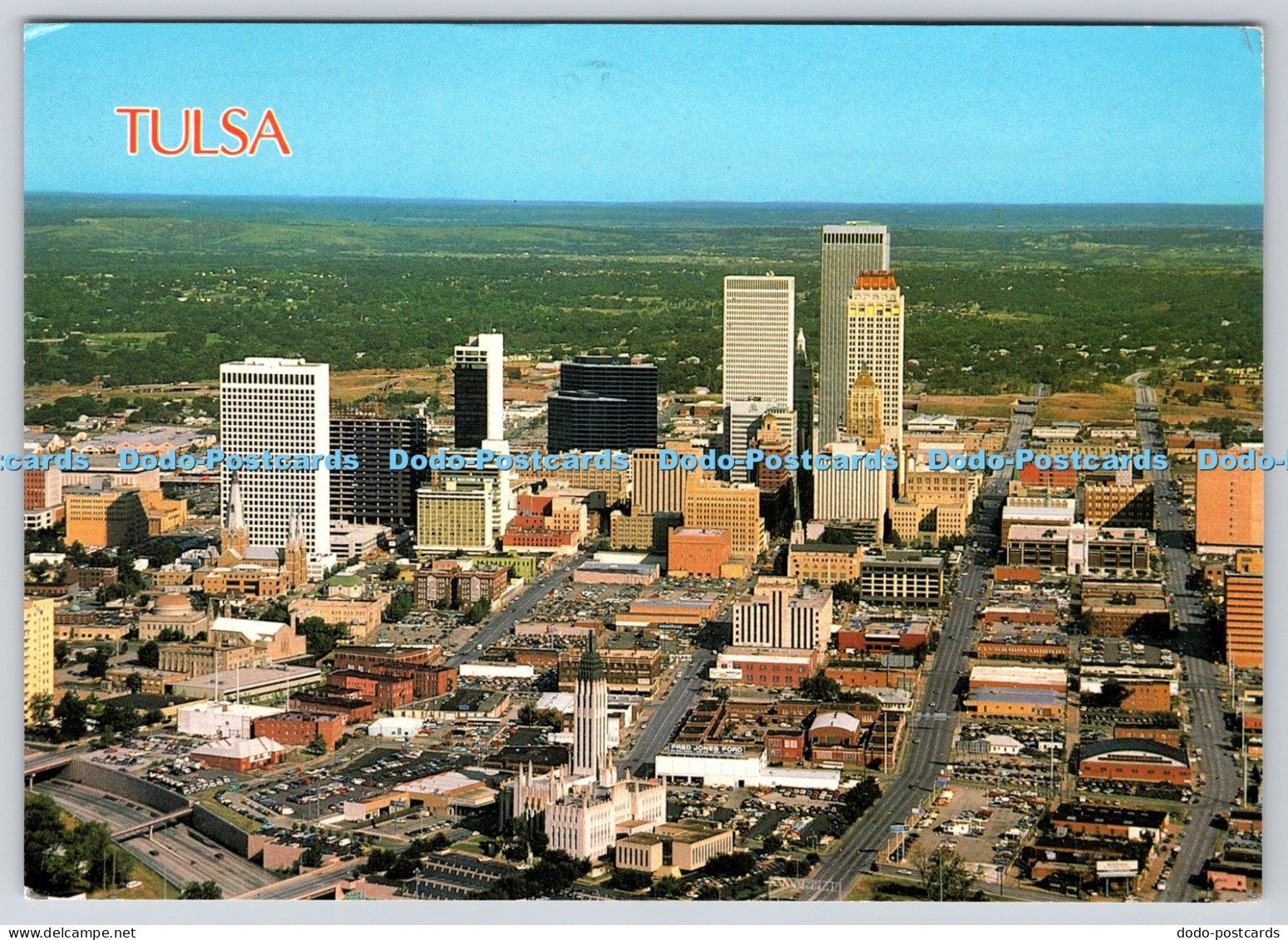 L350667 Tulsa. Oklahama. Dominating the Skyline. Storer Cards. 1988