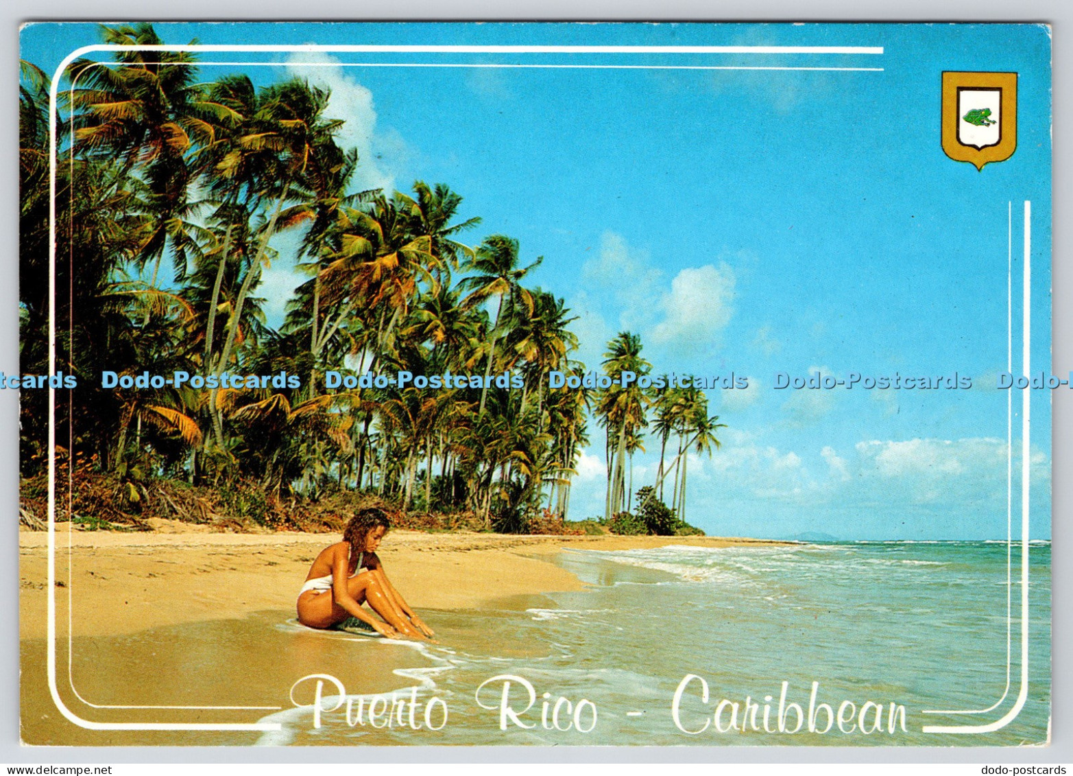 L350875 Puerto Rico. Caribbean. Fisa. Escudo de Oro. PM. Fort Myers. FL