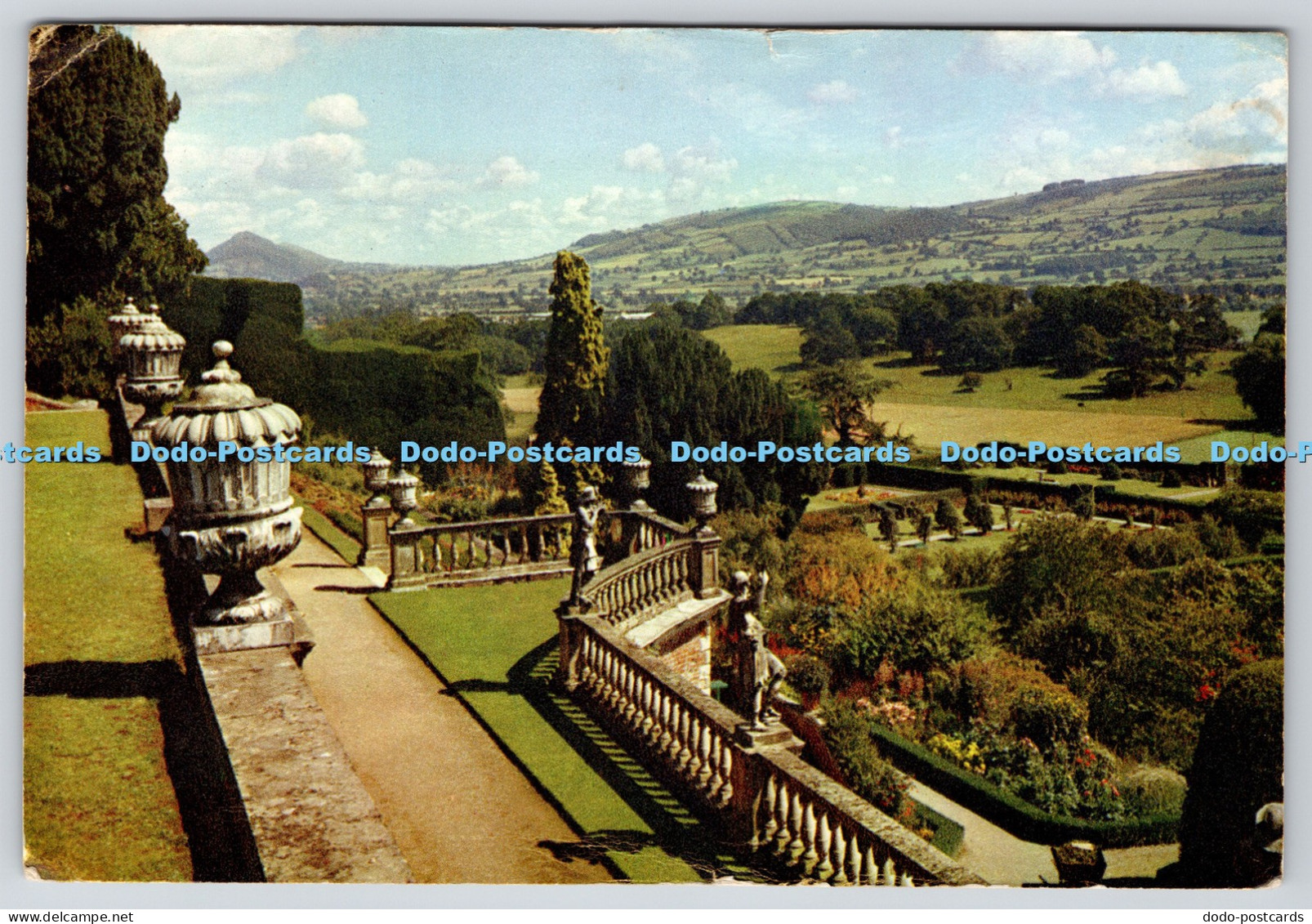 L352080 Montgomeryshire The Gardens Powis Castle J Arthur Dixon Newport I W Engl