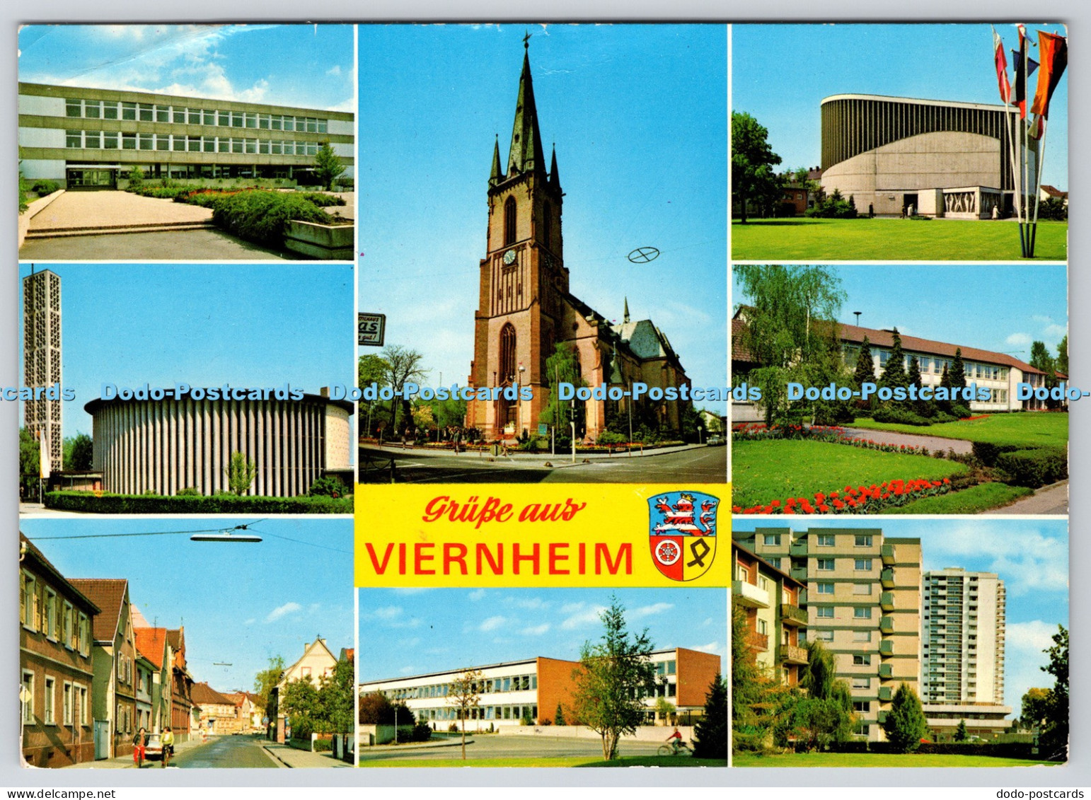 L352609 Grusse aus Viernheim Hessen R Gorzinski Multi View