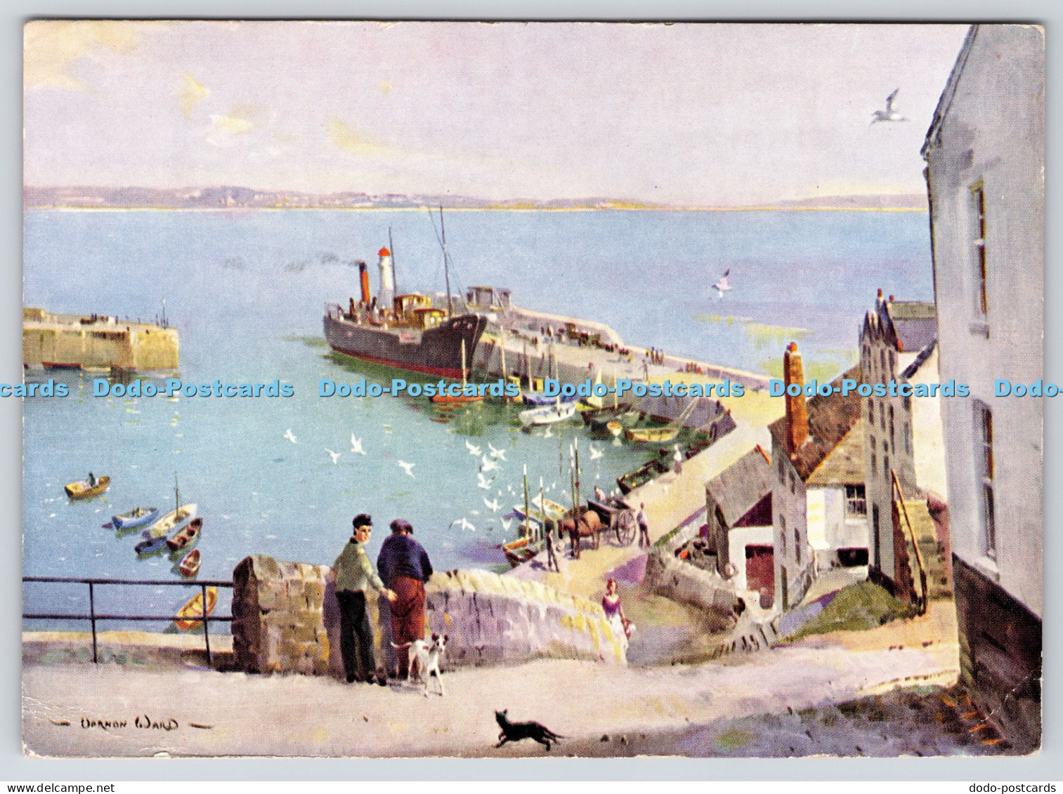 L353120 Newlyn Harbour Unloading Veron Ward