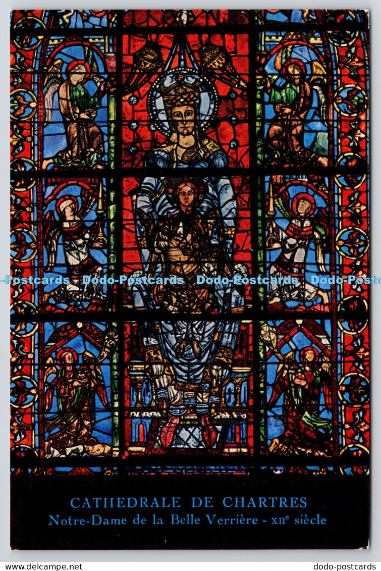 L354075 Cathedrale de Chartres Notre Dame de la Belle Verriere XII siecle Houvet