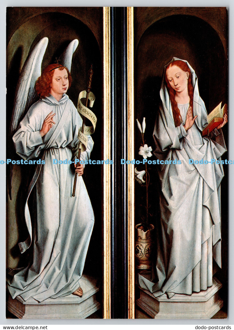 L354434 The Annunciation ca 1470 Sted Musea Brugge A V M Hans Memling
