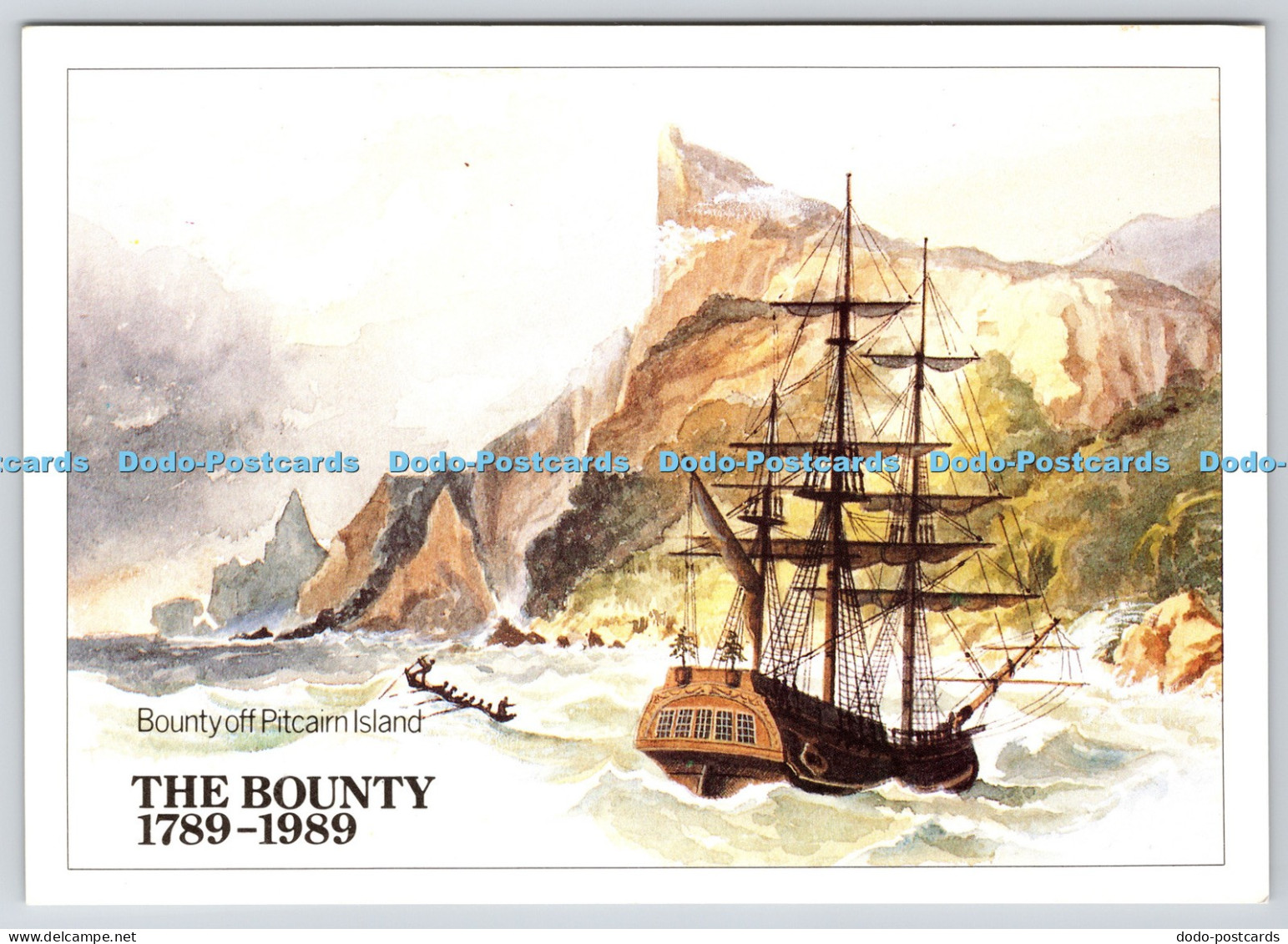 L356065 Bounty off Pitcairn Island The Bounty The Isle of Man Post Office Bridso