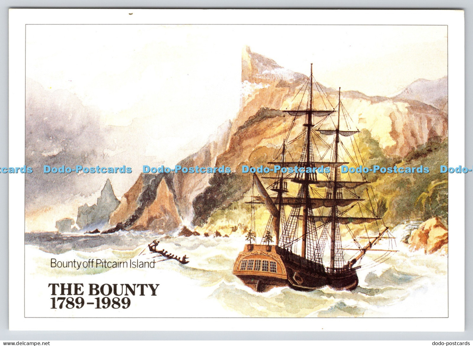 L356067 Bounty off Pitcairn Island The Bounty The Isle of Man Post Office Bridso
