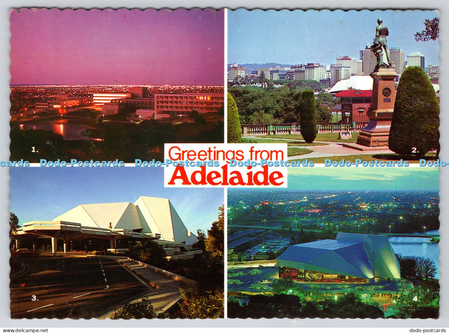 L357580 Greetings from Adelaide Festival Centre Adelaide from Lights Vision Terr
