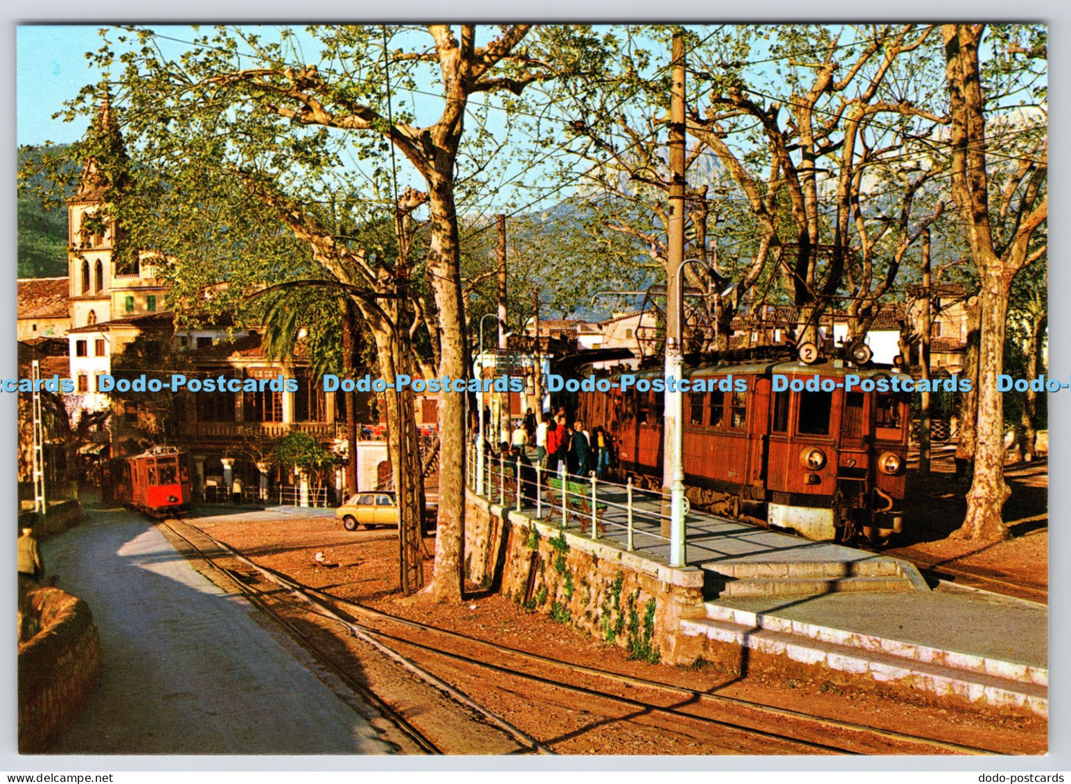 L357747 Mallorca Soller Estacion Ferrocarril Postales Color Cyp