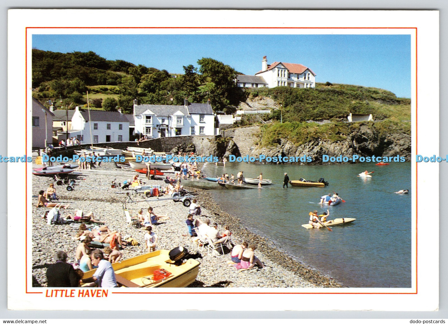 L358470 Little Haven Pembrokeshire Pembrokeshire Eye Postcards Haven Colourprint