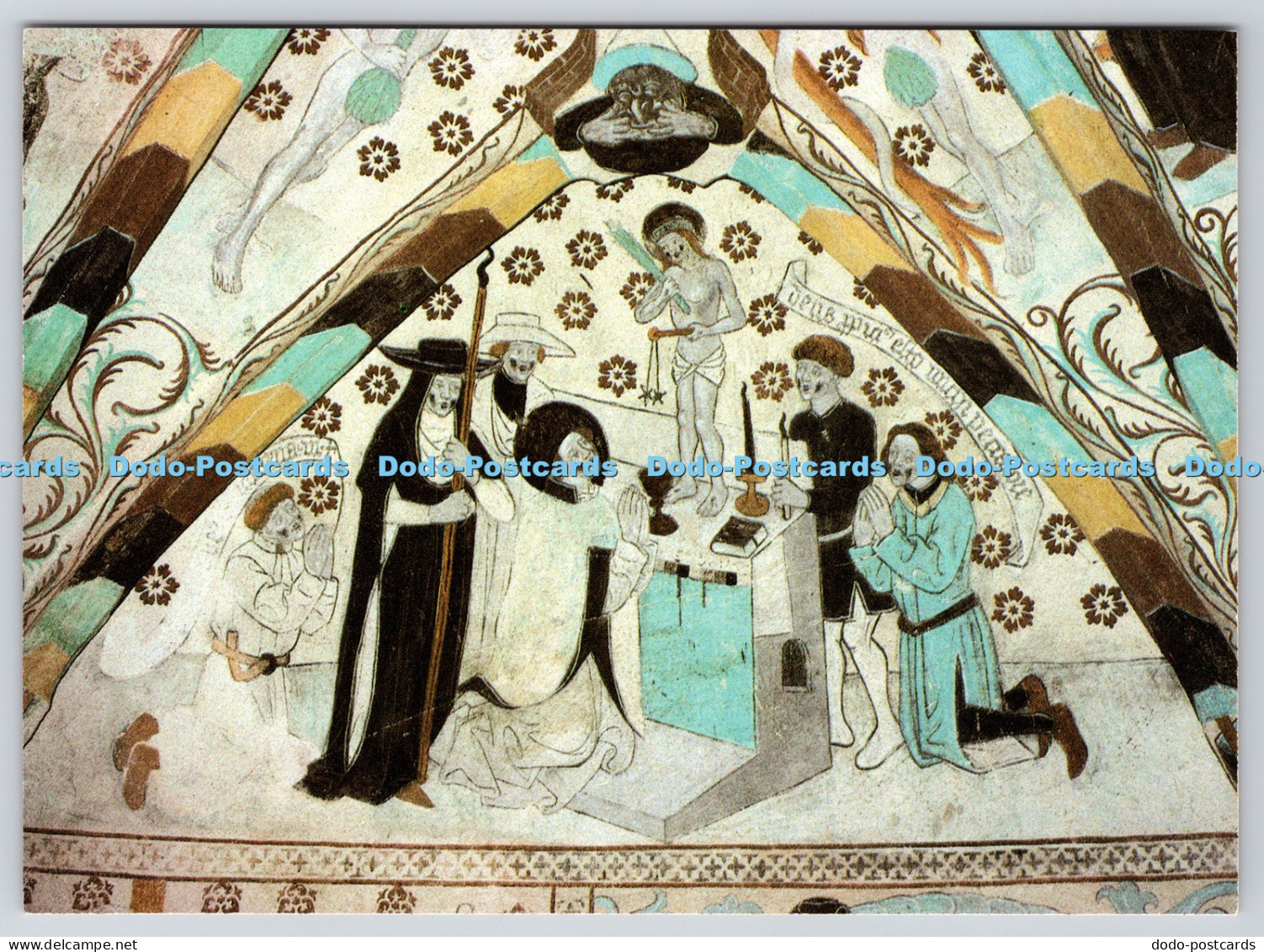 L360097 Gregorius Massa Kalkmalning i Harkeberga Kyrka Rune Ahlen E Danielson