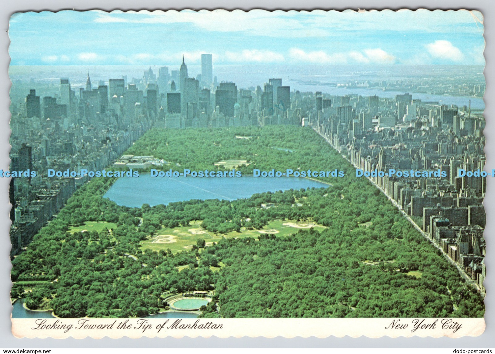 L363077 New York City Looking Toward the Tip of Manhattan Manhattan Post Card Pu
