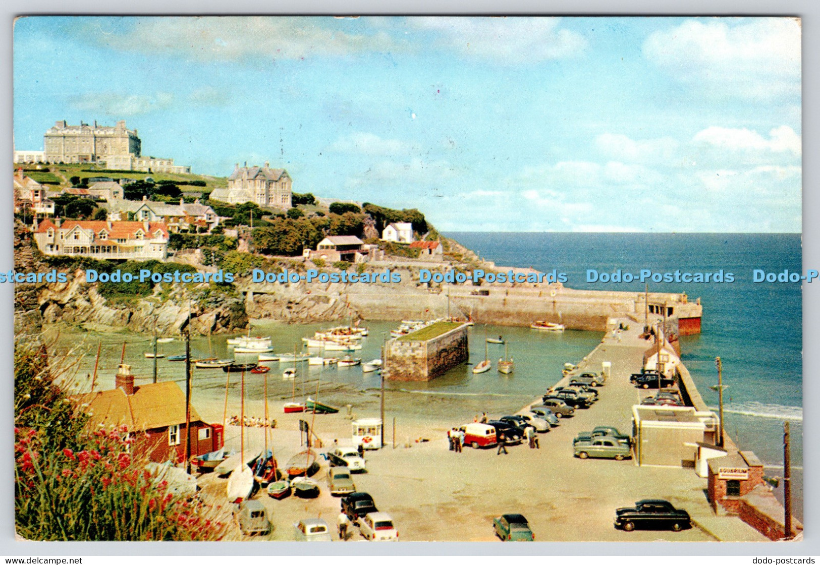 L364706 Newquay Cornwall D H Greaves Scarborough PM Newquay 1965