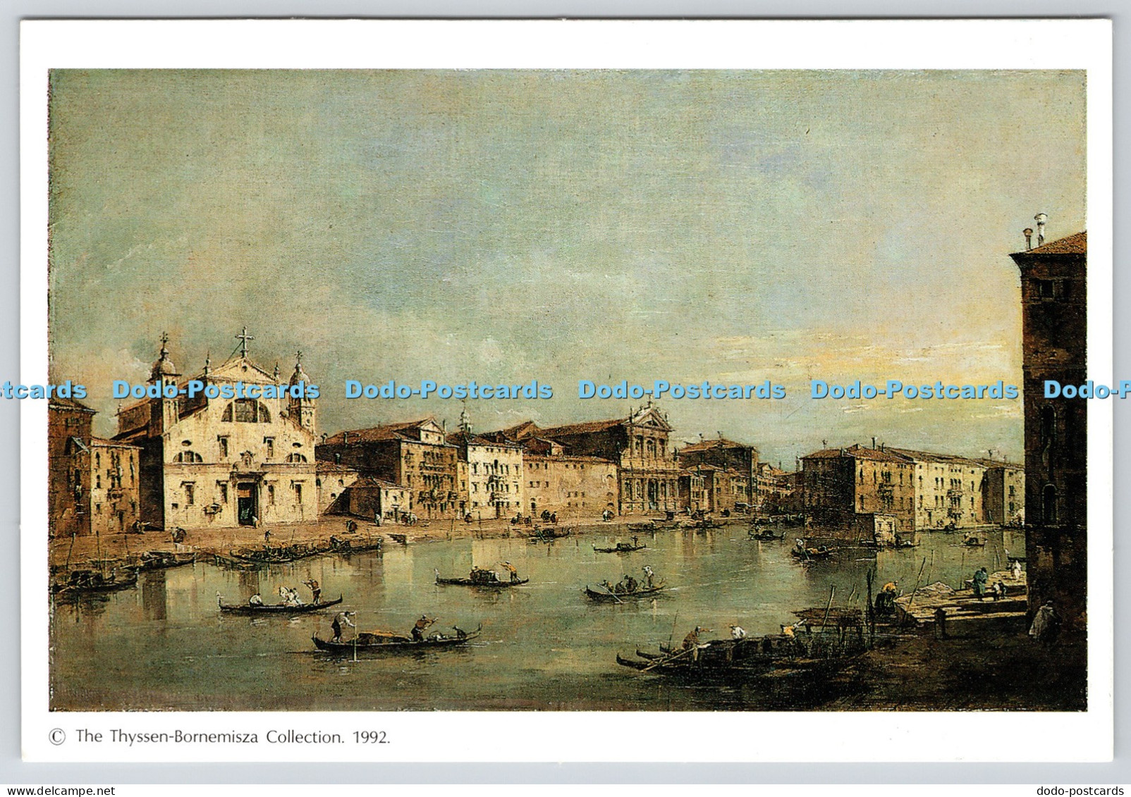 L365508 The Thyssen Bornemisza Collection El Gran Canal Con Santa Lucia y Santa