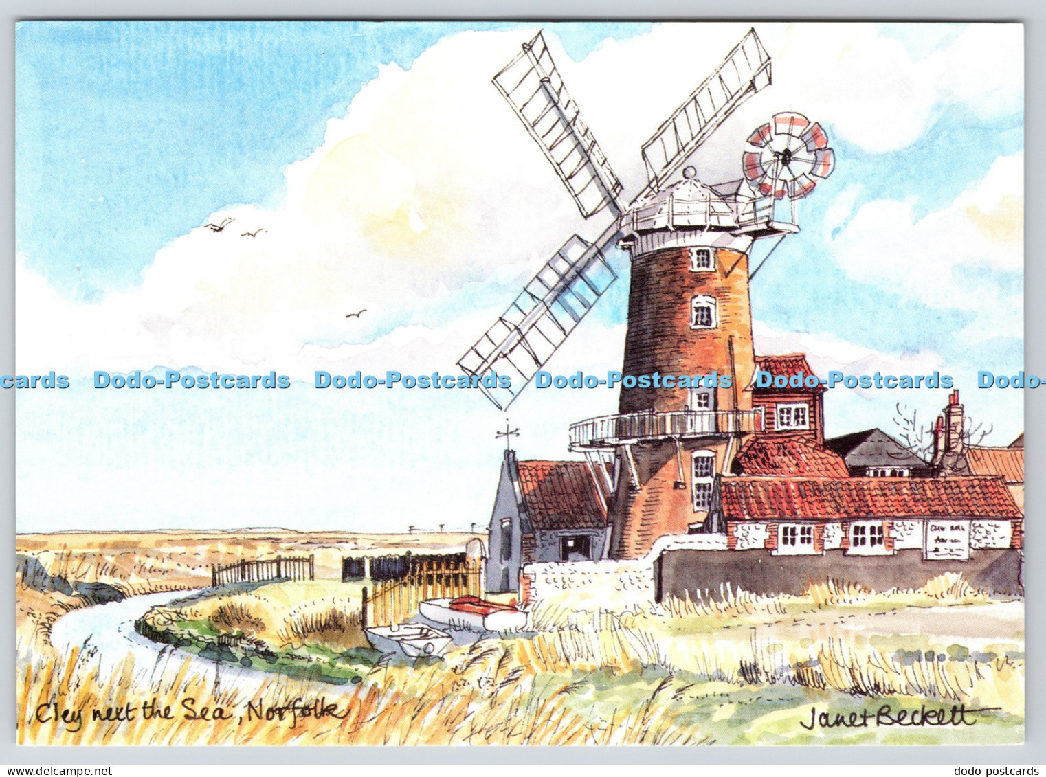 L365851 Norfolk Cley Nest the Sea Norfolk Central Printers Janet Beckett
