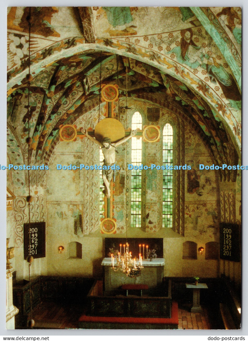L367244 Harkeberga Kyrka Vaggmalningar av Albertus Pictor Rune Ahlen E Danielson