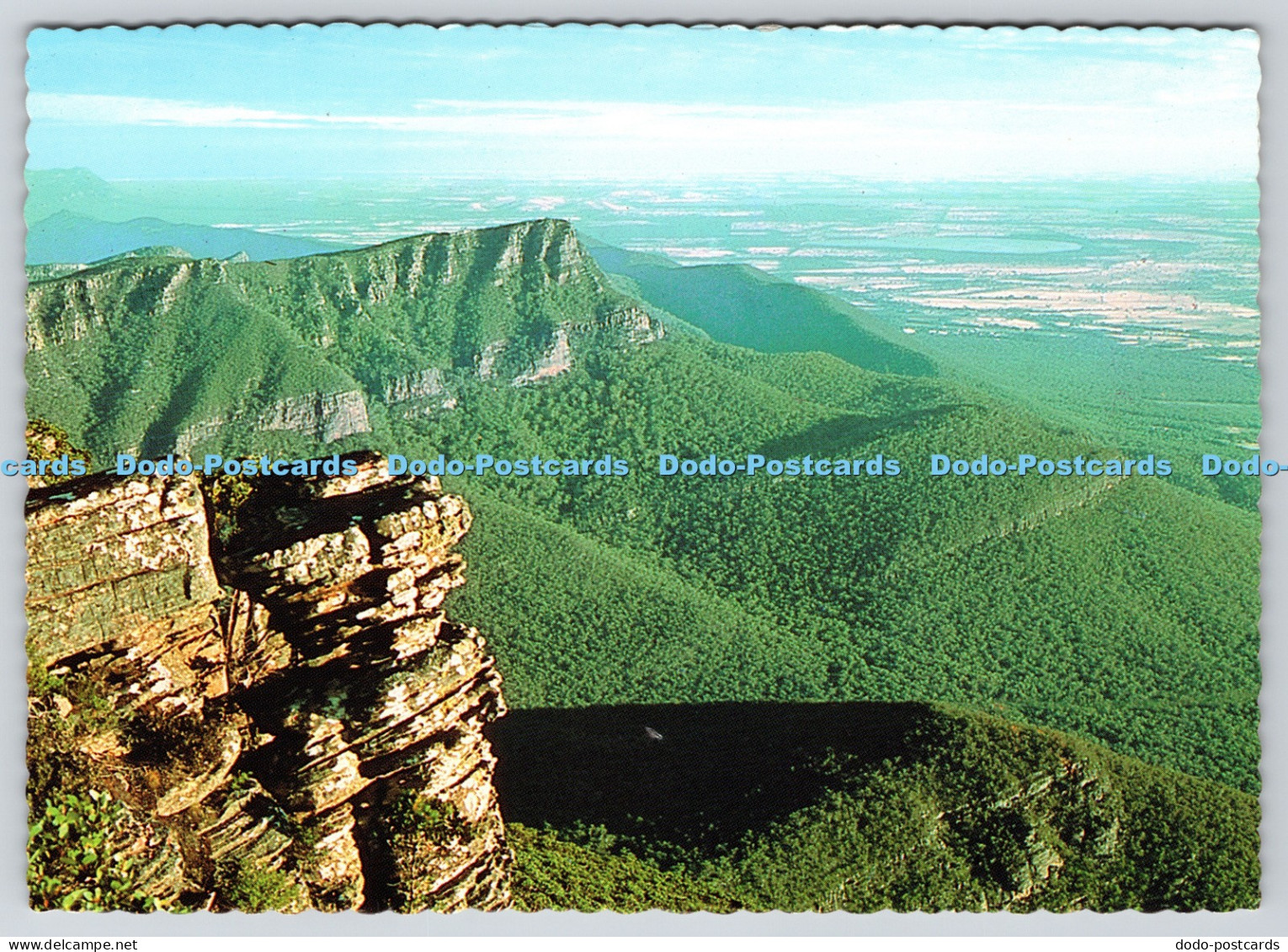 L369763 Victoria The Grampians Panorama From Mt William Nucolorvue 1984