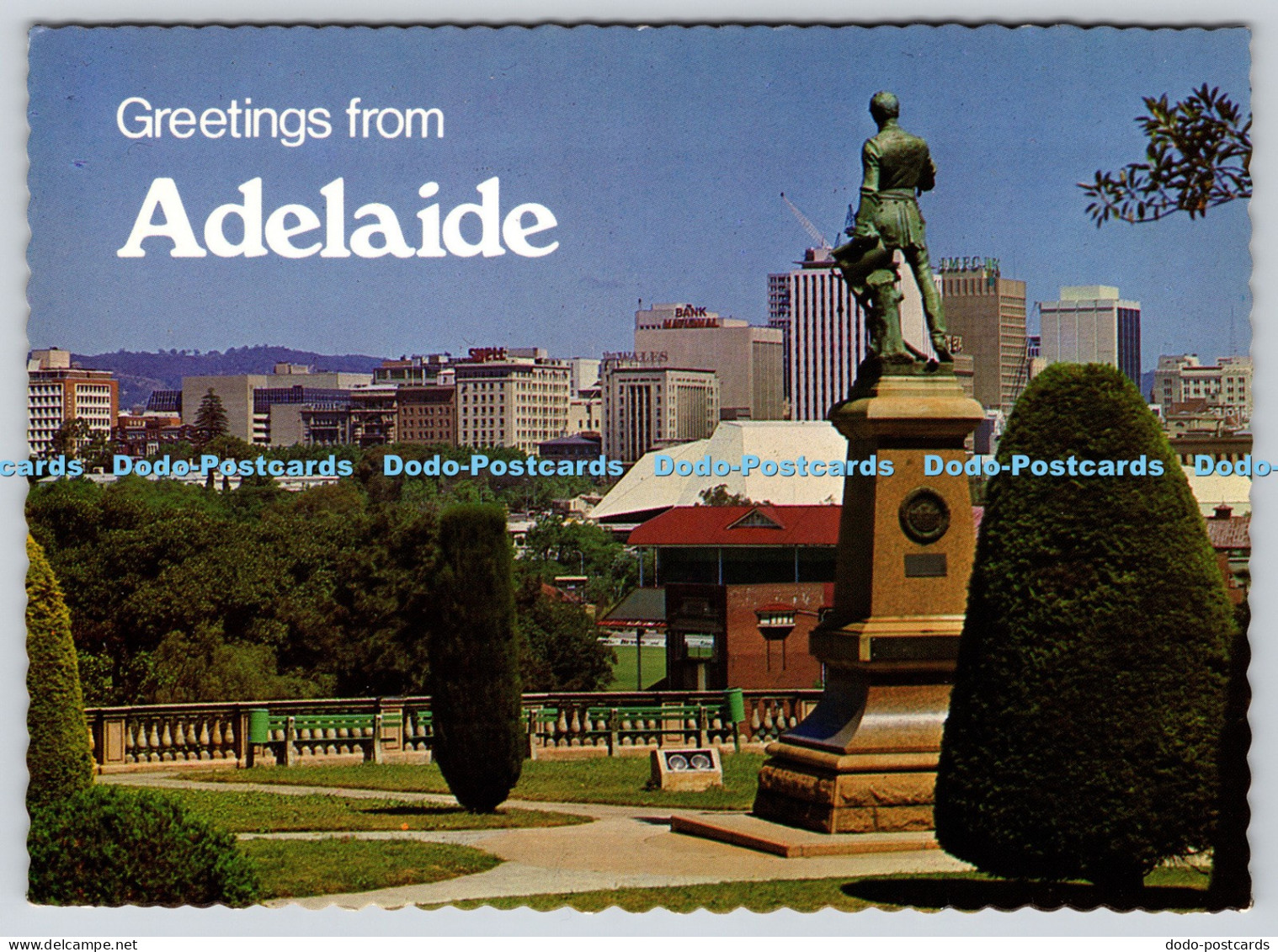 L374648 Greetings from Adelaide View of Adelaide from Light Vision S A Terry Cas