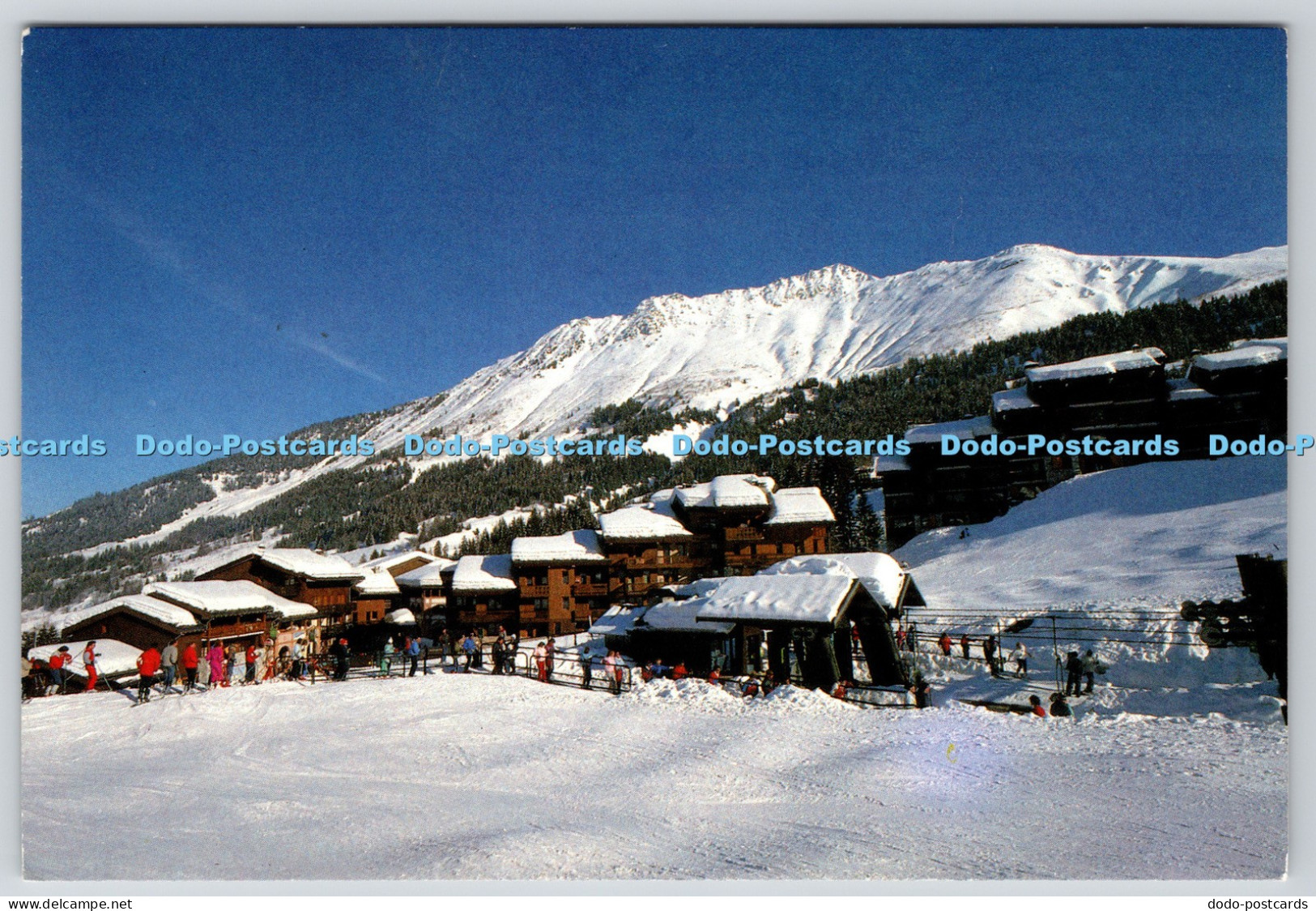 L375443 Valmorel Savoie Teleski Creve Coeur R Le Brun 1988