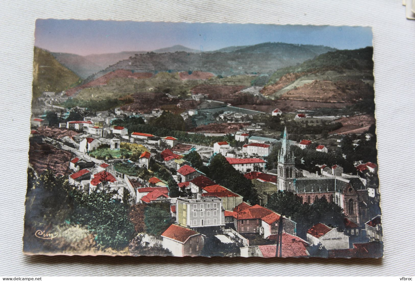 L482, Cpm, Vals les Bains, vue générale, Ardèche 07