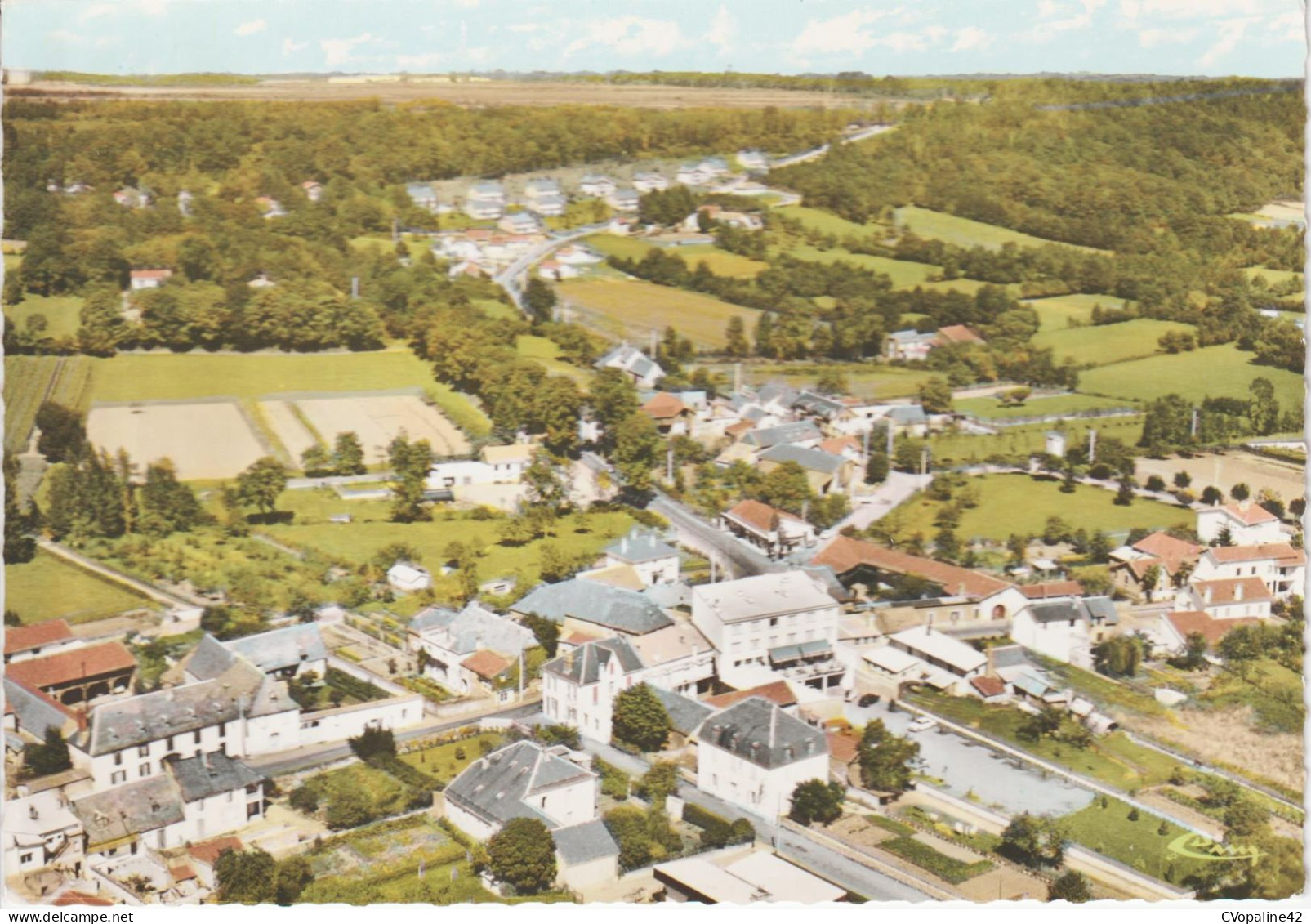 LA BARTHE-de-NESTE (65) Vue Générale Aérienne  CPSM  GF