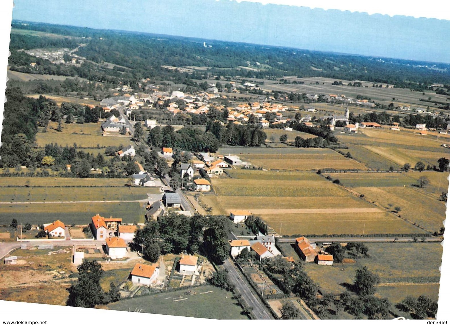 La BARTHE-de-NESTE - Vue générale aérienne - Tirage d'éditeur