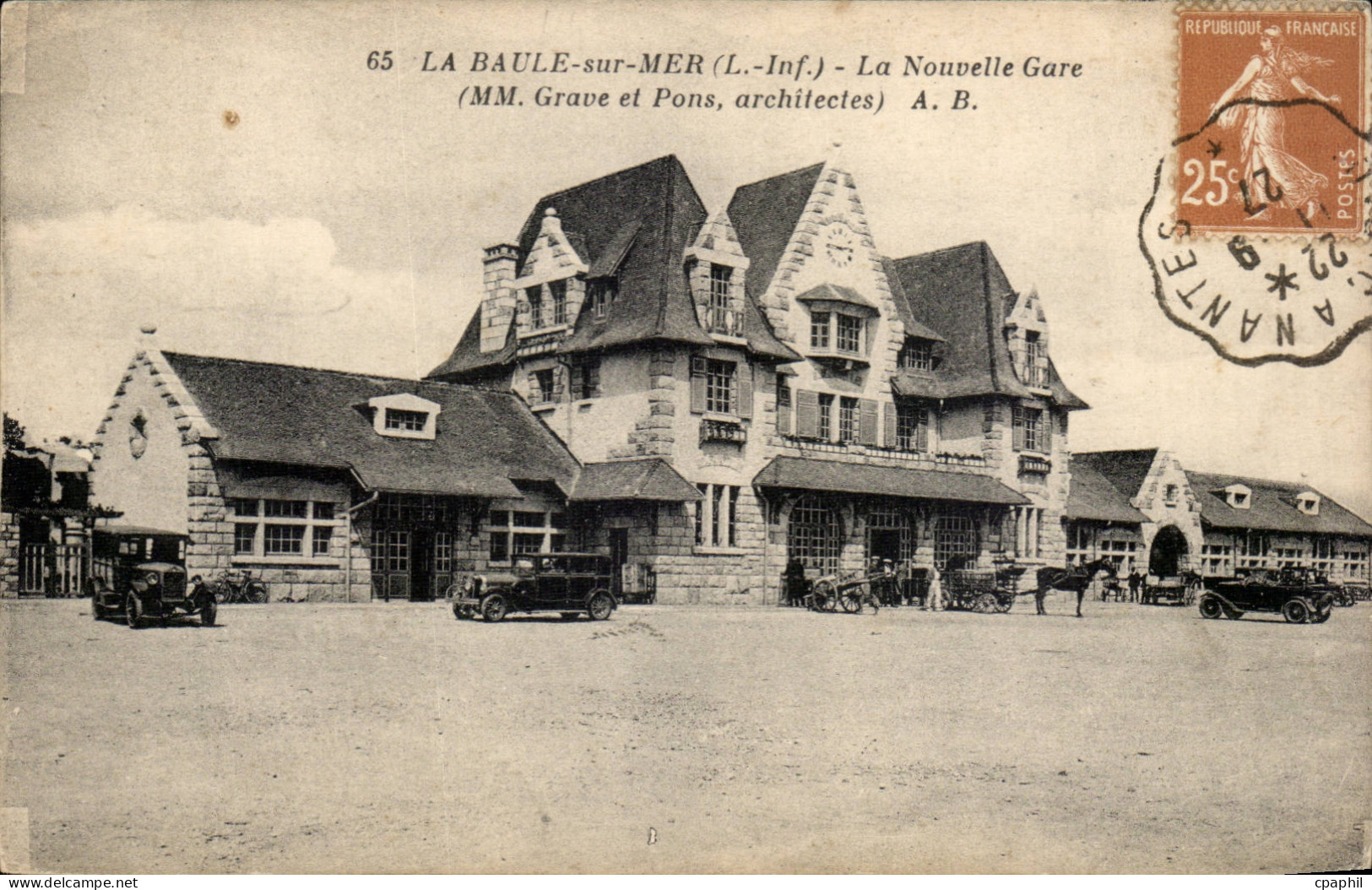 La Baule sur Mer CPA La nouvelle gare