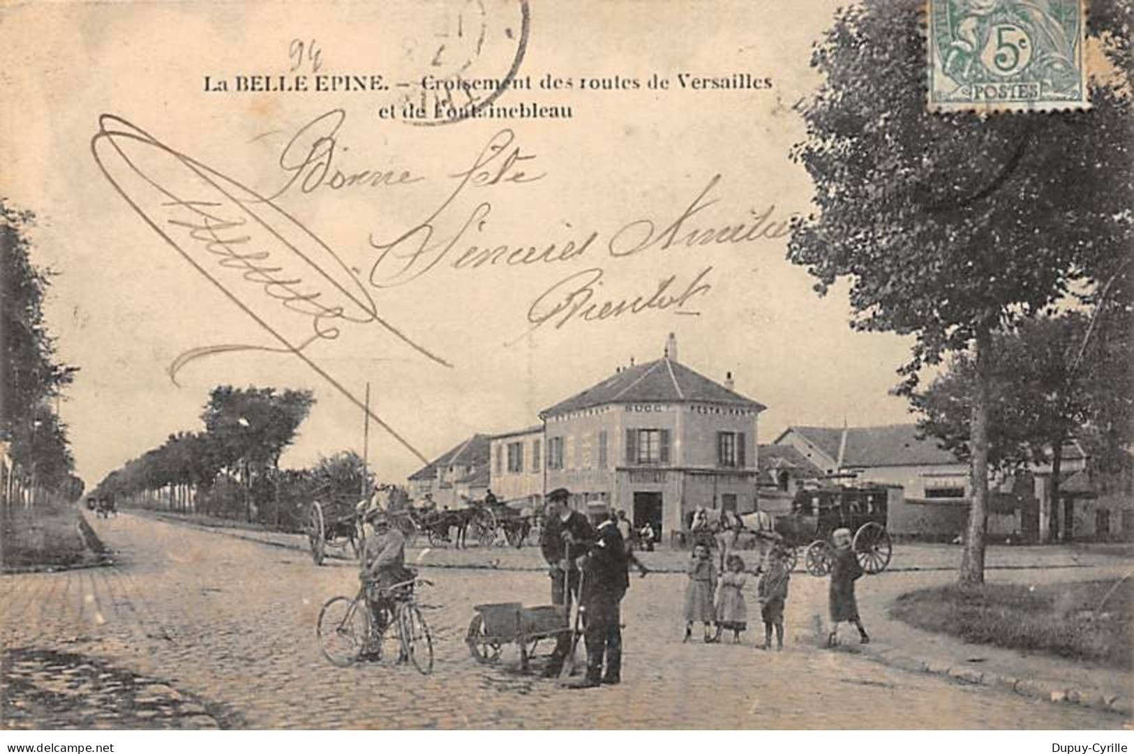 LA BELLE EPINE - Croisement des Routes de Versailles et de Fontainebleau - très bon état