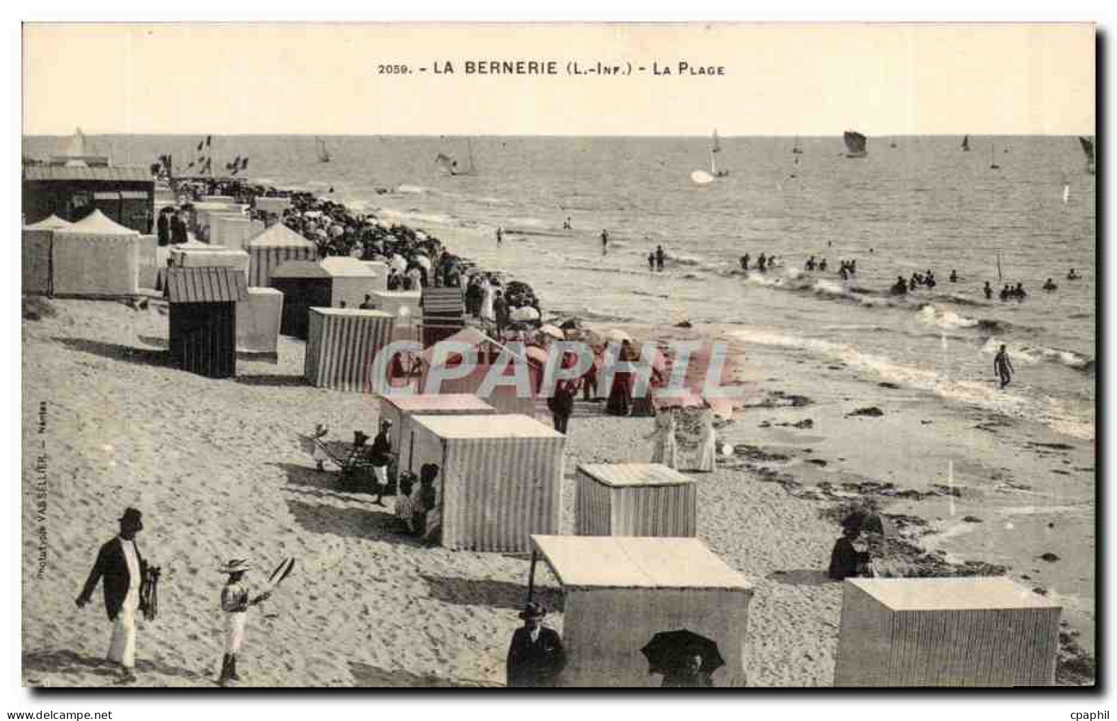 La Bernerie CPA La plage