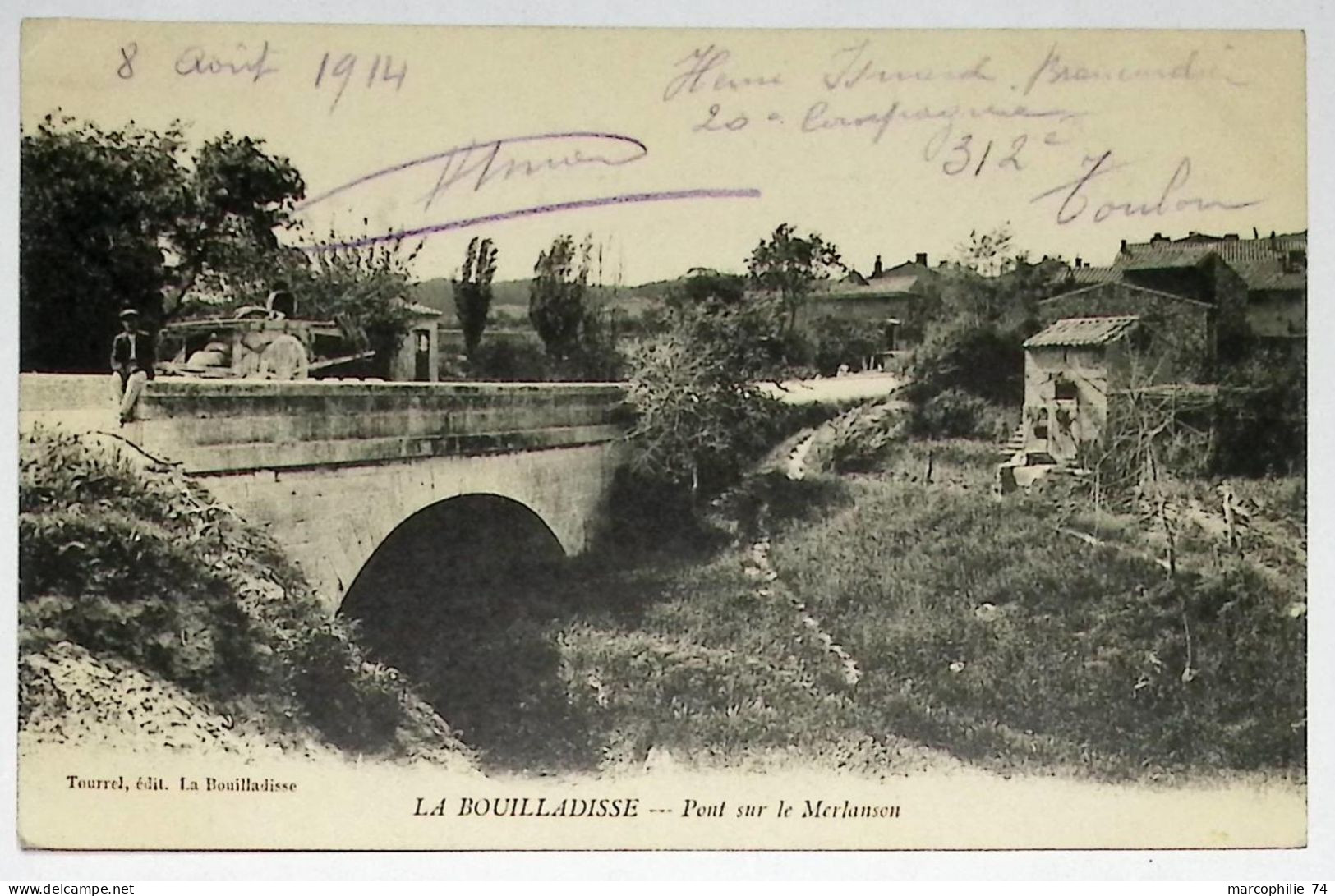 LA BOUILLADISSE PONT SUR LE MERLANSON