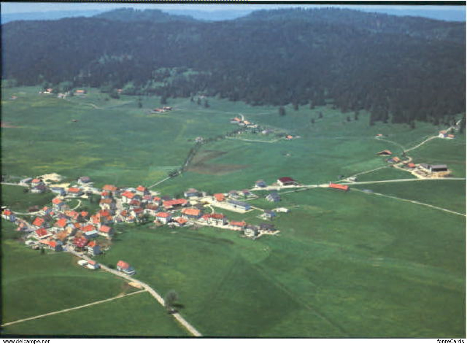 La Brevine Fliegeraufnahme