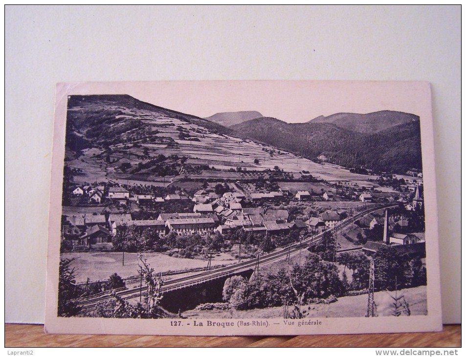 LA BROQUE (BAS RHIN) VUE GENERALE.