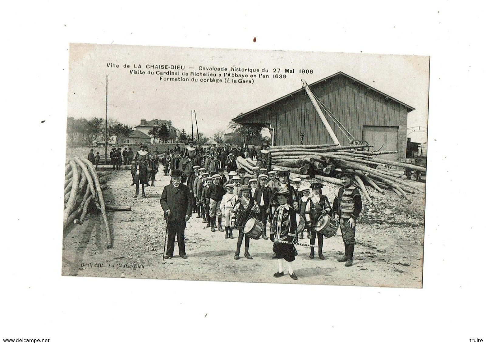 LA CHAISE-DIEU CAVALCADE HISTORIQUE DU 27 MAI 1906
