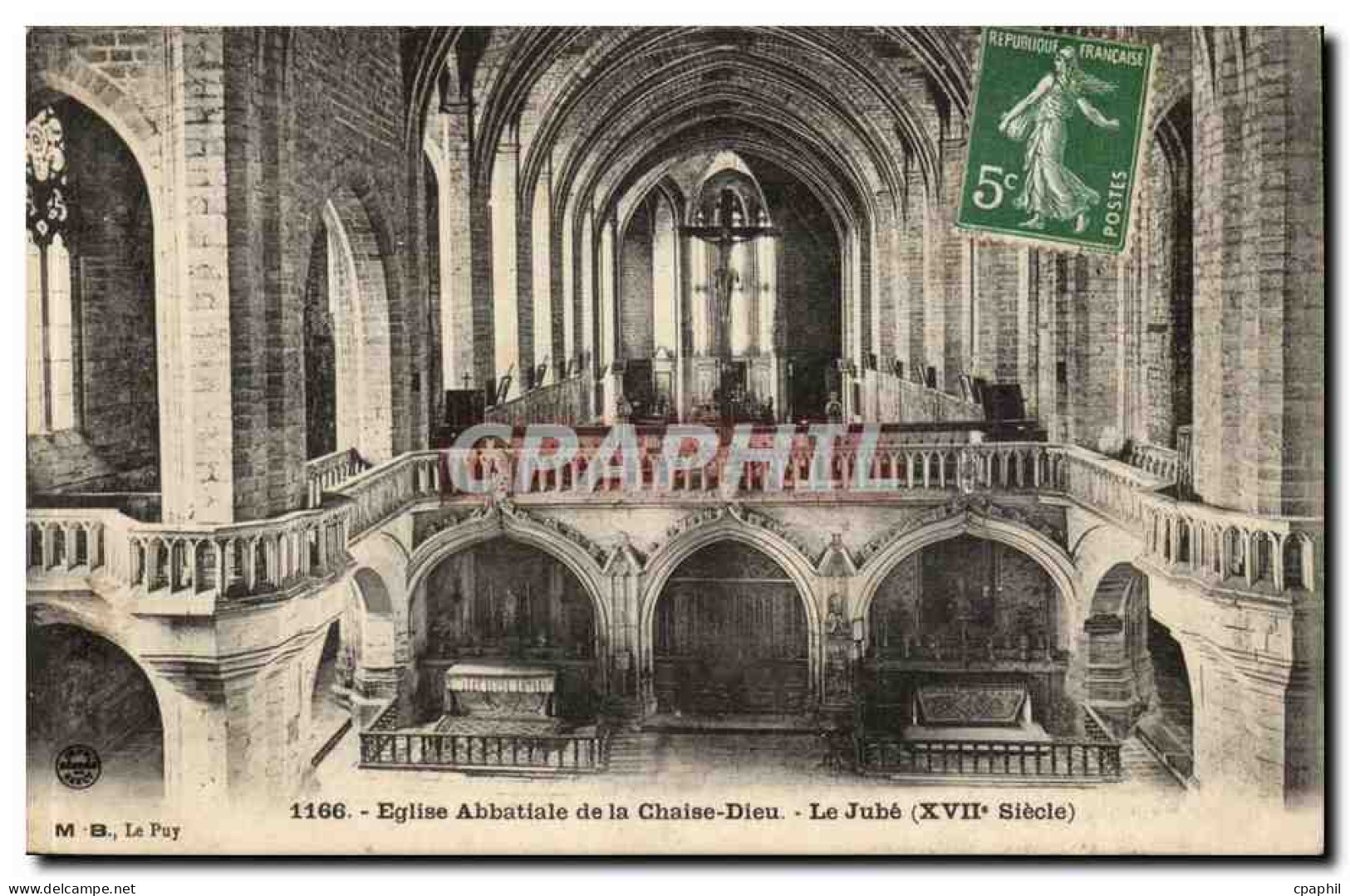 La Chaise Dieu CPA Eglise abbatiale de la Chaise Dieu Le jube