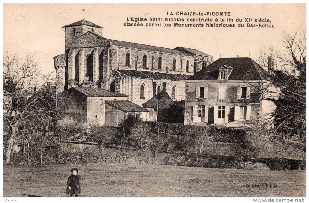 La Chaize le Vicomte : l'église St Nicolas