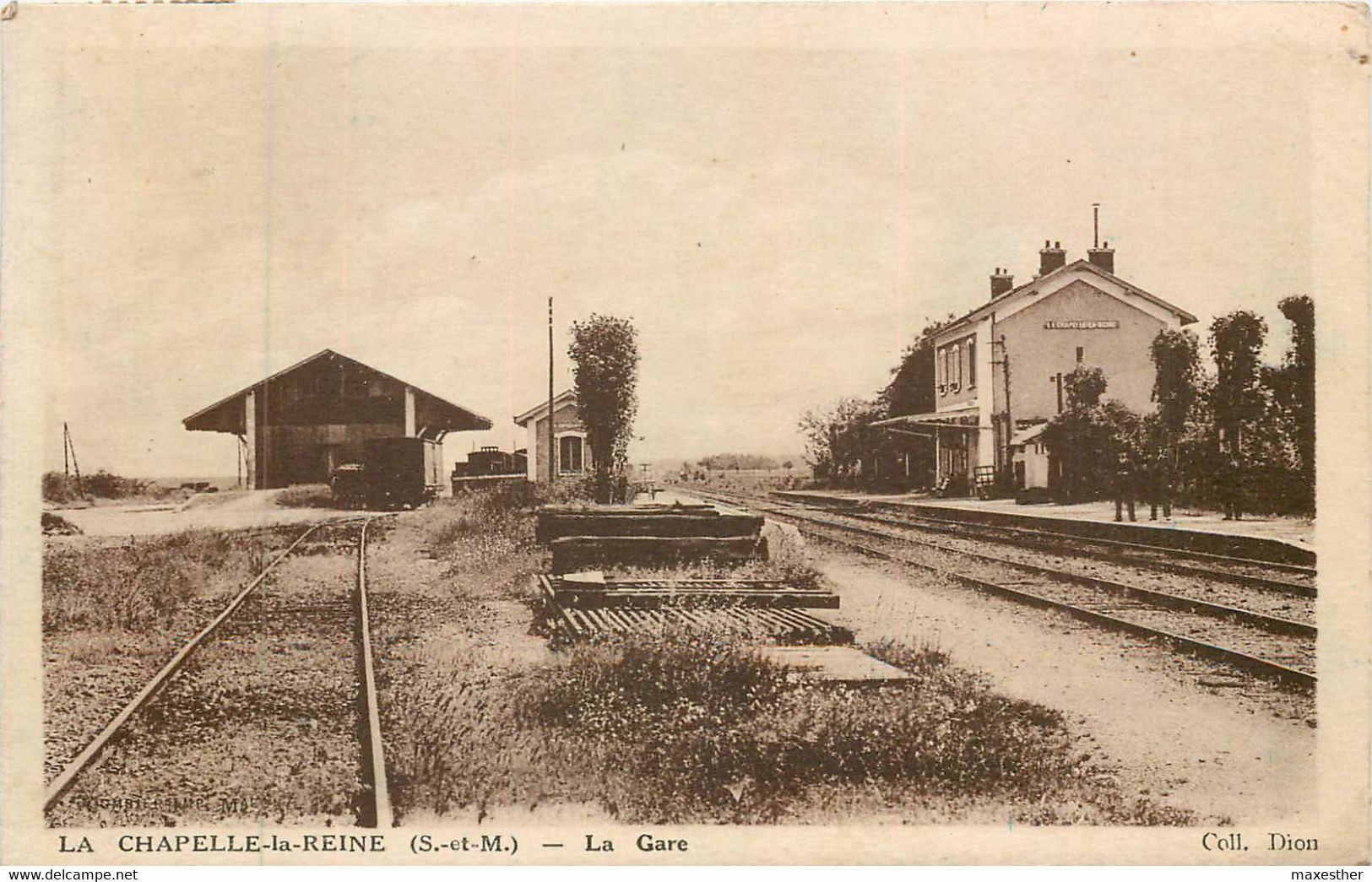 LA CHAPELLE LA REINE la gare