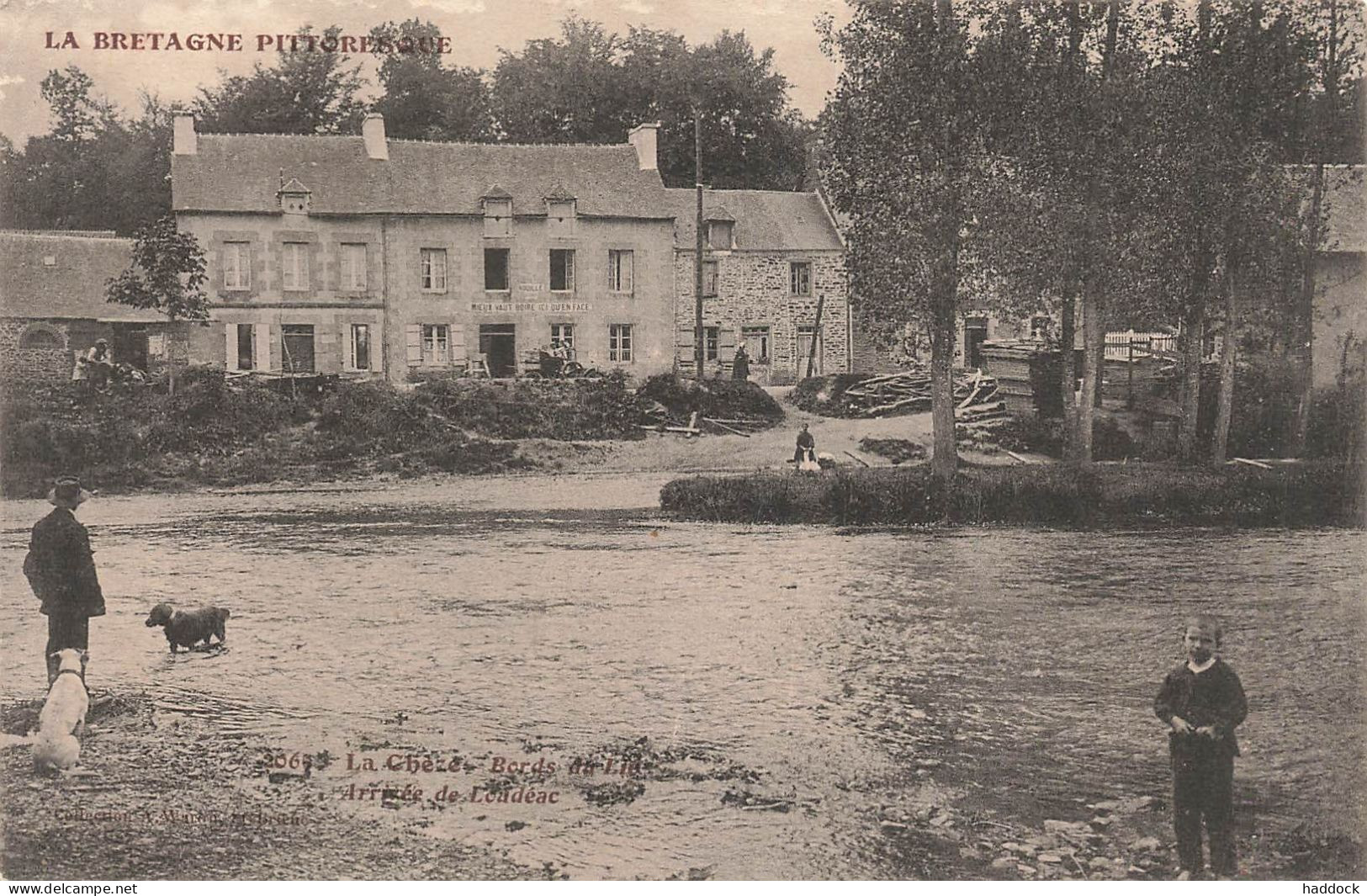 LA CHEZE - ARRIVEE DE LOUDEAC