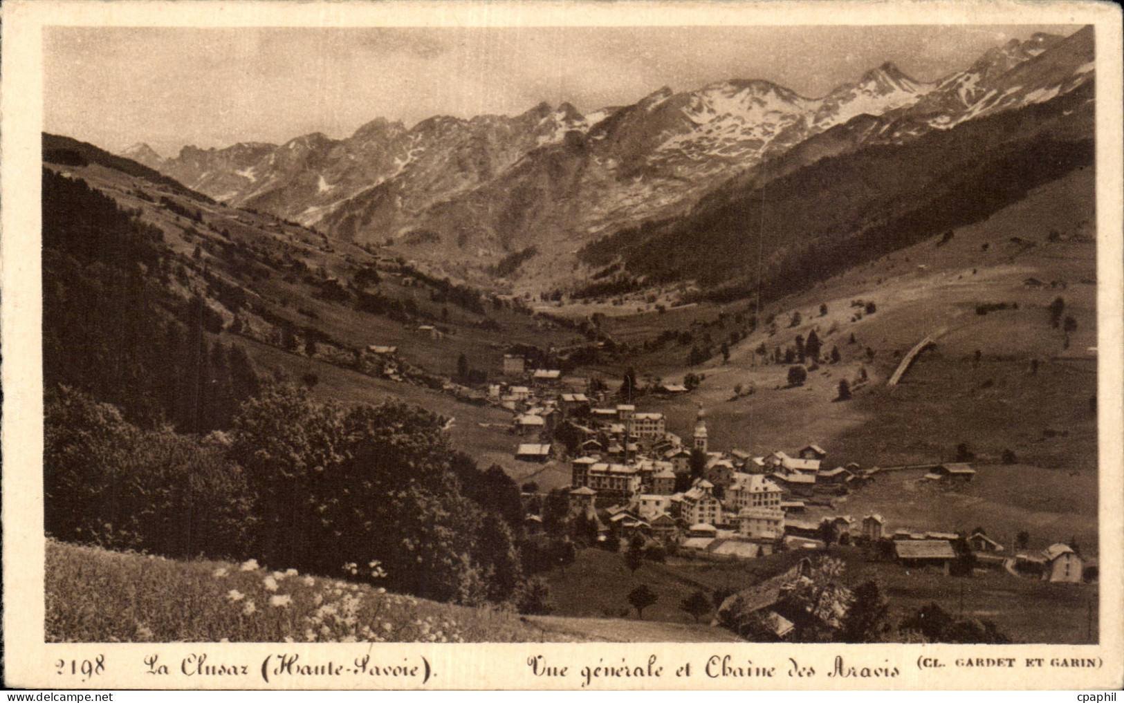La Clusaz - Vue Generale - CPA