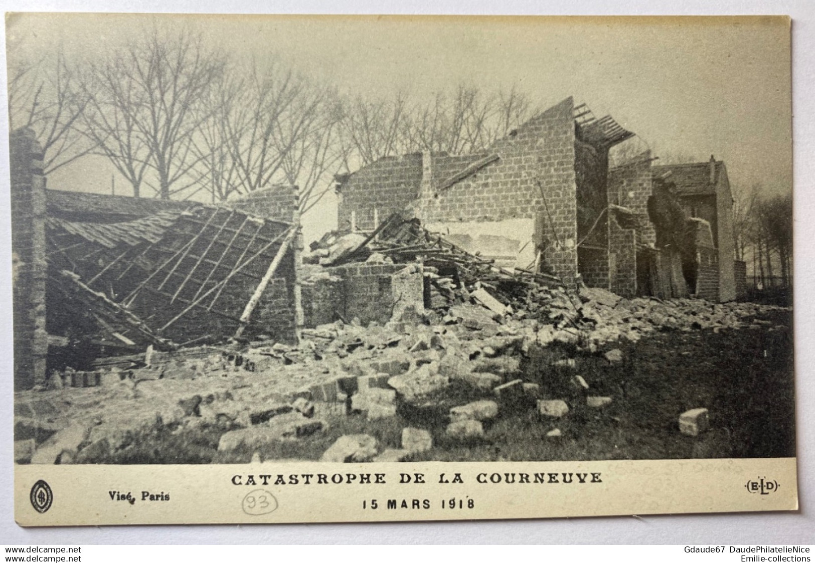 LA COURNEUVE (93) - CATASTROPHE DE LA COURNEUVE